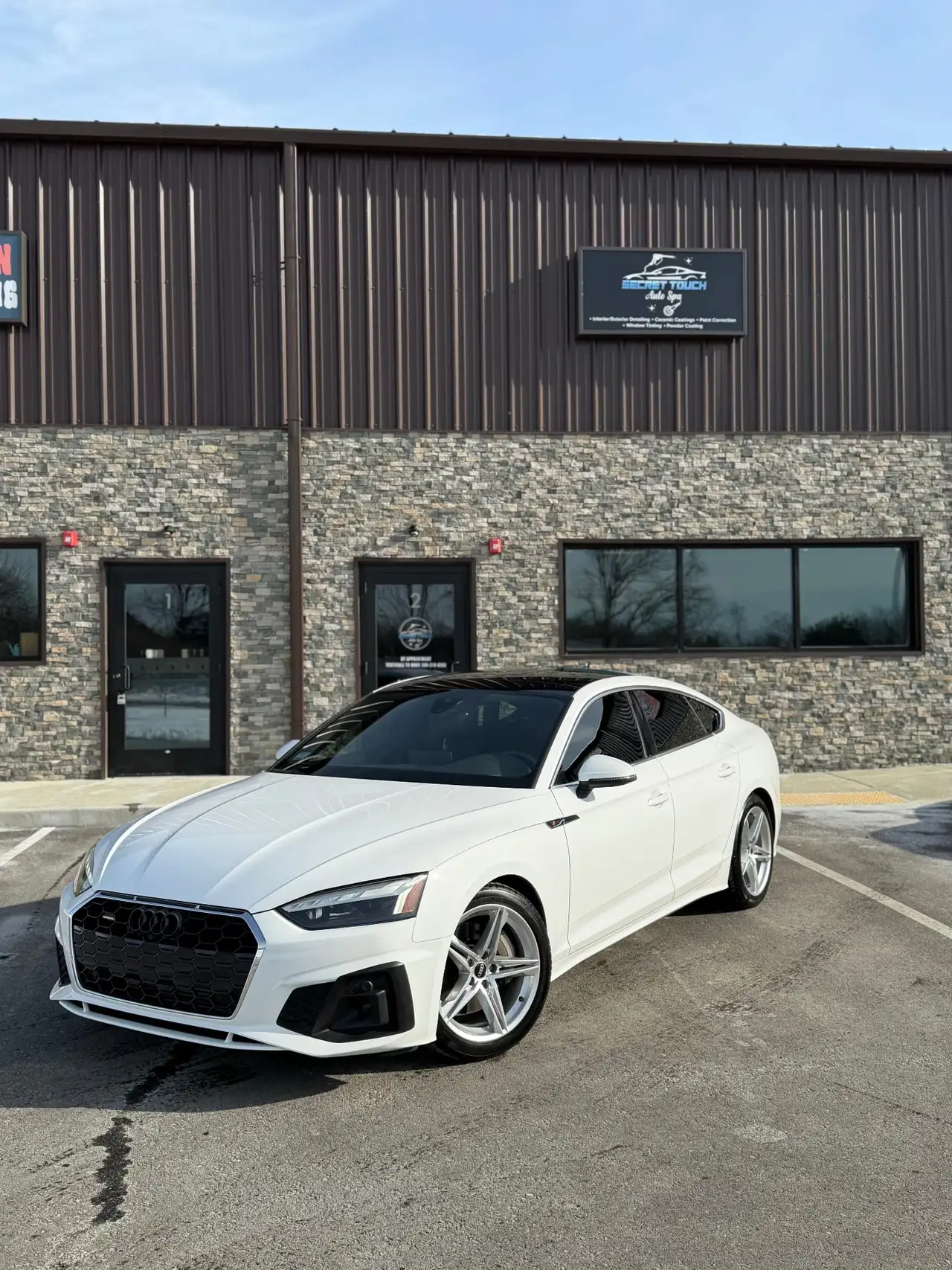 Audi RS5 ceramic coating near Spencer MA