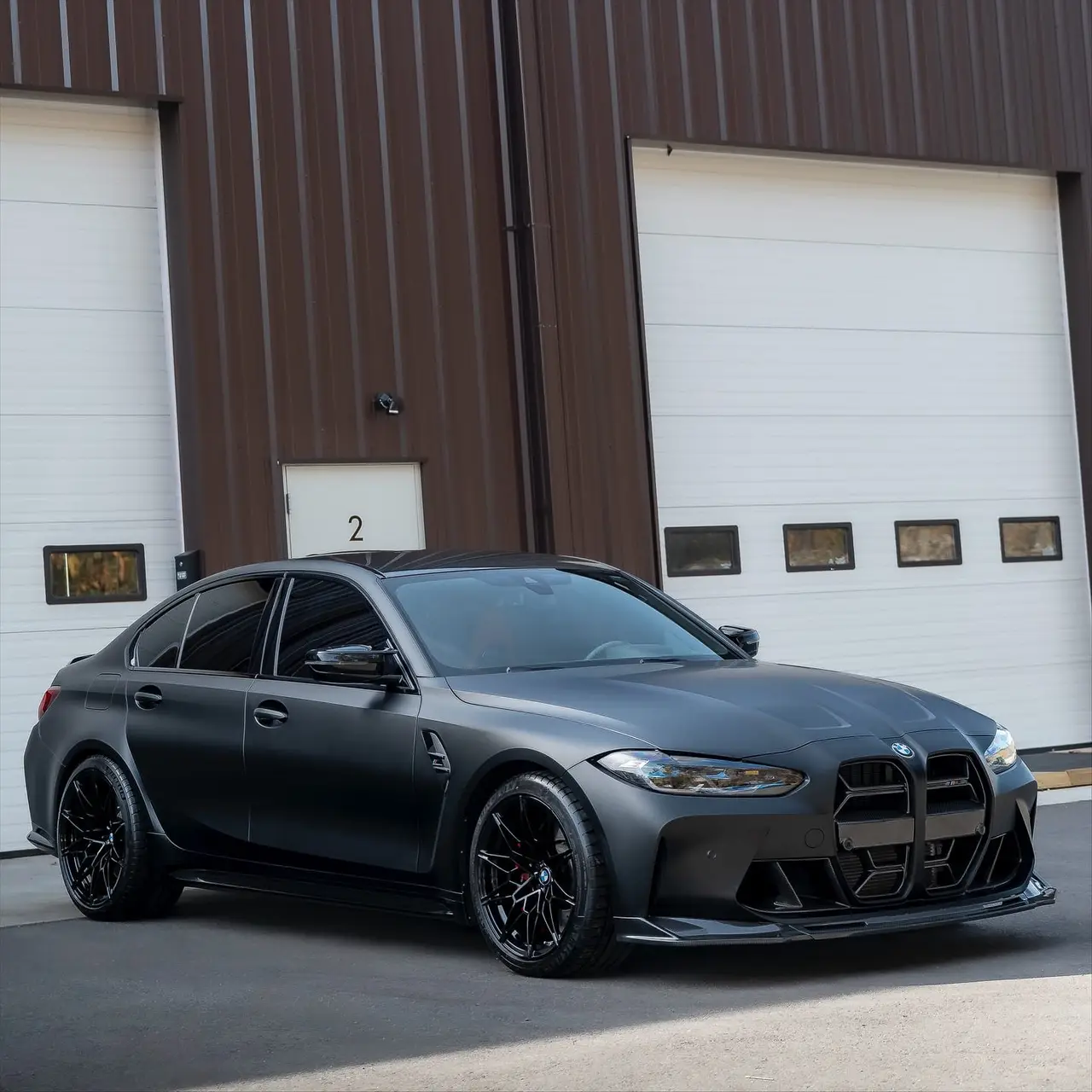 BMW M3 Competition matte PPF Northbridge MA