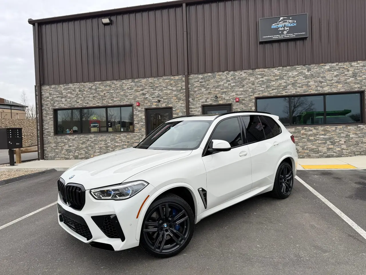 BMW X5M ceramic coating near Leicester MA