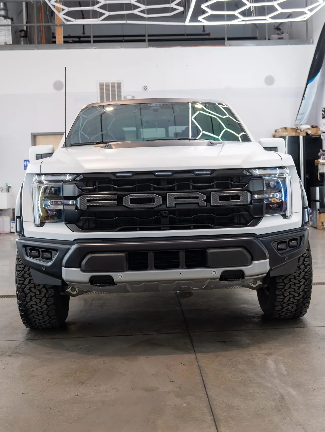 Ford Raptor matte Stealth PPF Shrewsbury MA side view