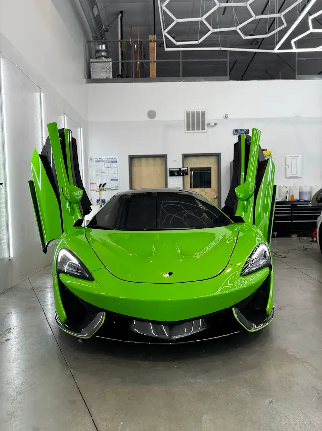 McLaren 570S green ceramic coating Boxborough MA
