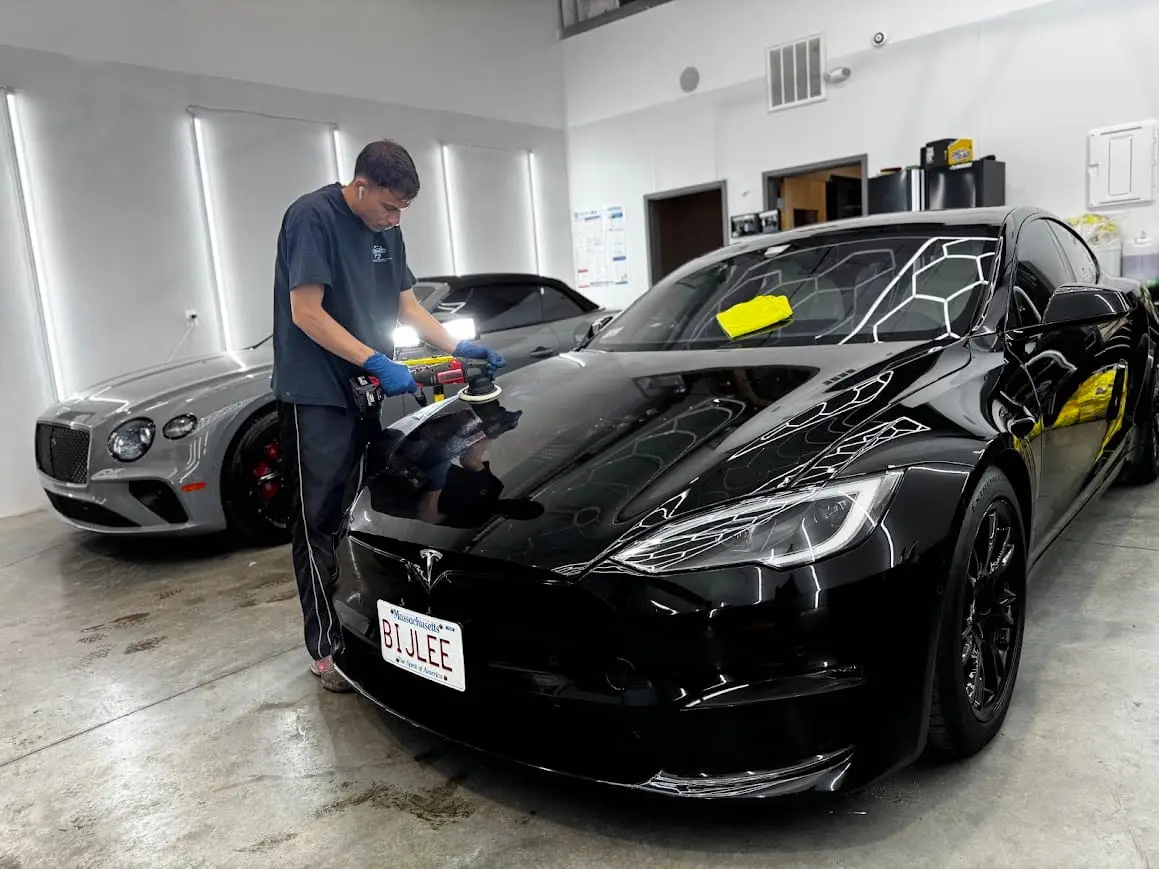 Tesla Model S paint correction Hopkinton MA